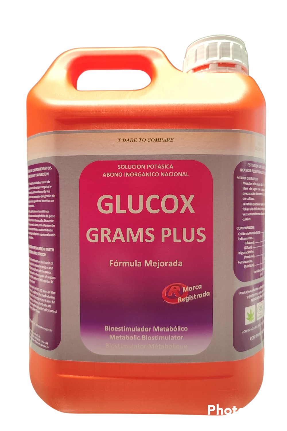 GLUCOX GRAMS PLUS Horticultura Técnica Avanzada, Env. 5 L